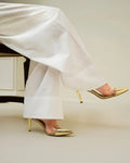 White Farshi Shalwar for Women